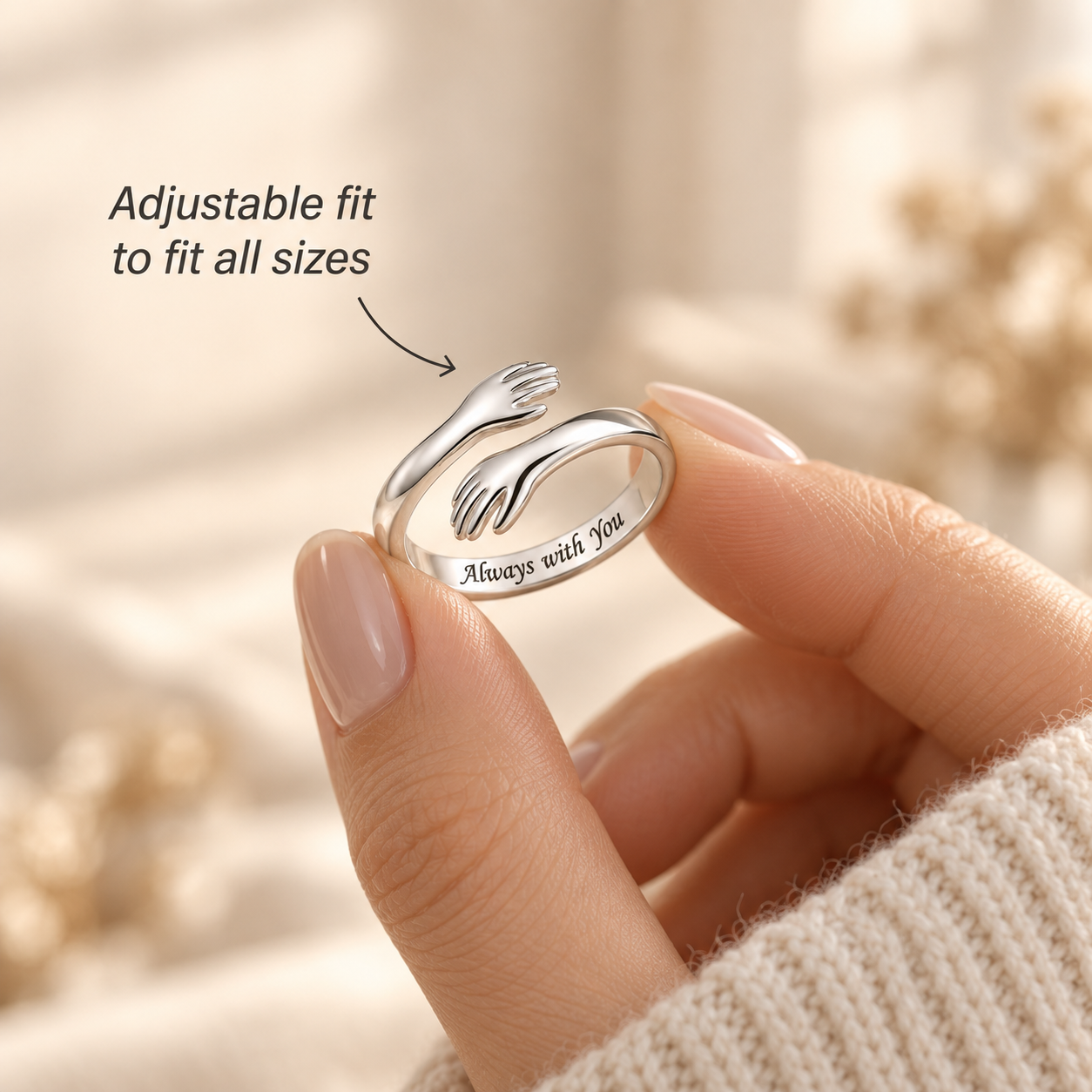 Always With You Hug Ring