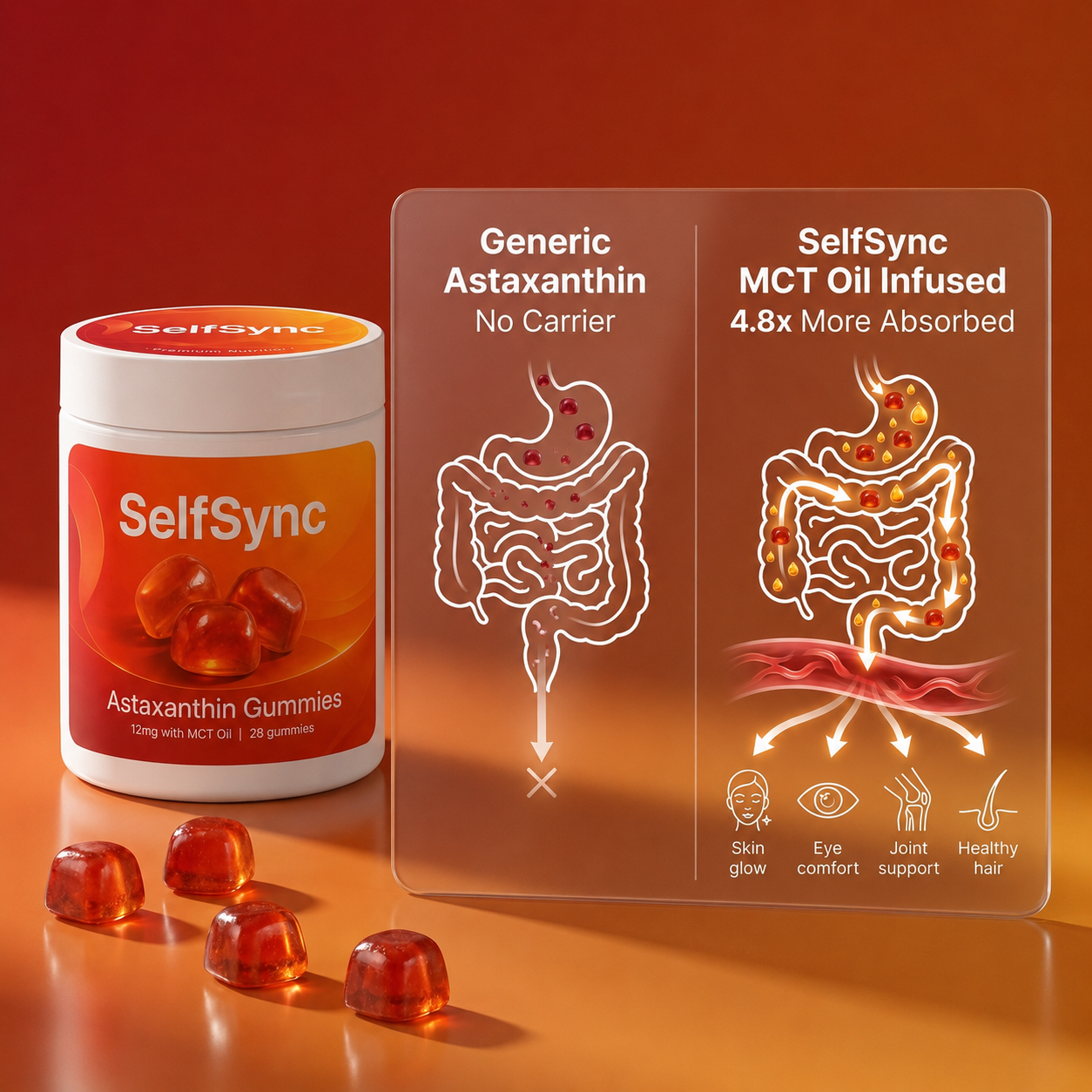 SelfSync Astaxanthin Gummies